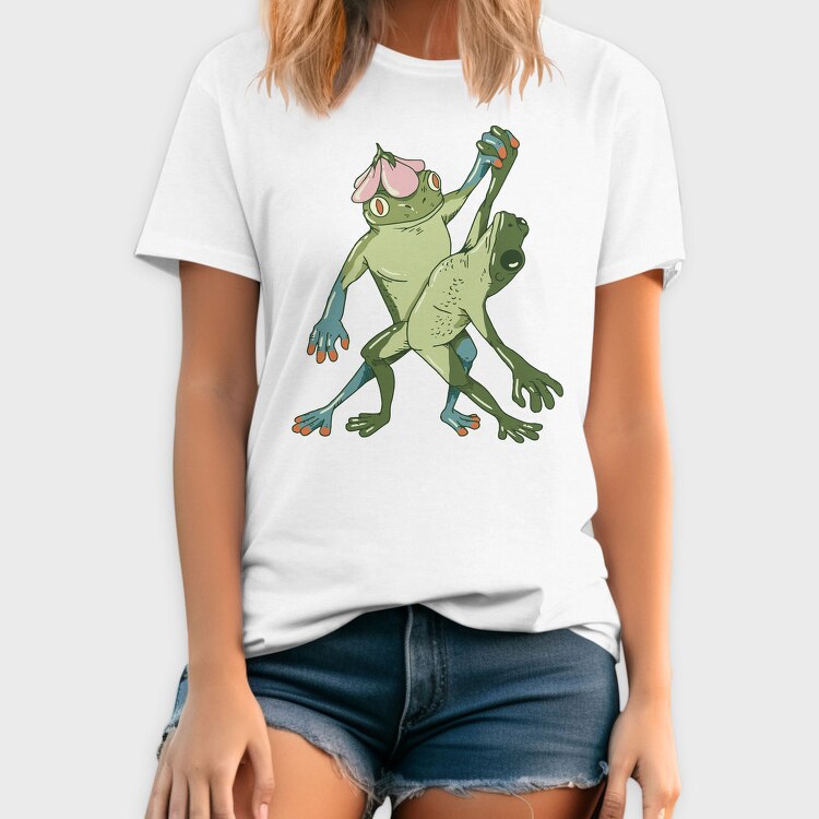 Froggy Dance Party, Tricou Barbati (Unisex)