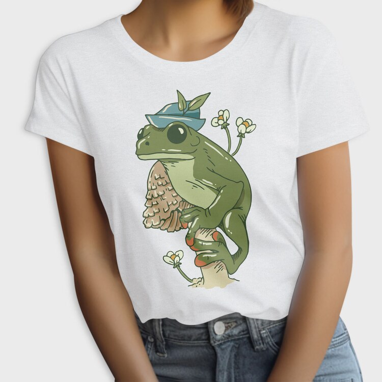 Froggy Flower Hat, Tricou Femei