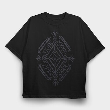 Berber Motif Mofit, Tricou Oversize Barbati (Unisex)