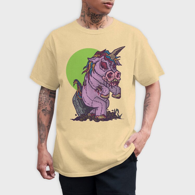 Zombie Unicorn Toy, Tricou Barbati (Unisex)