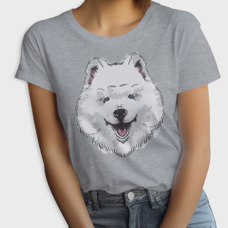Dog Samoyed, Tricou Femei