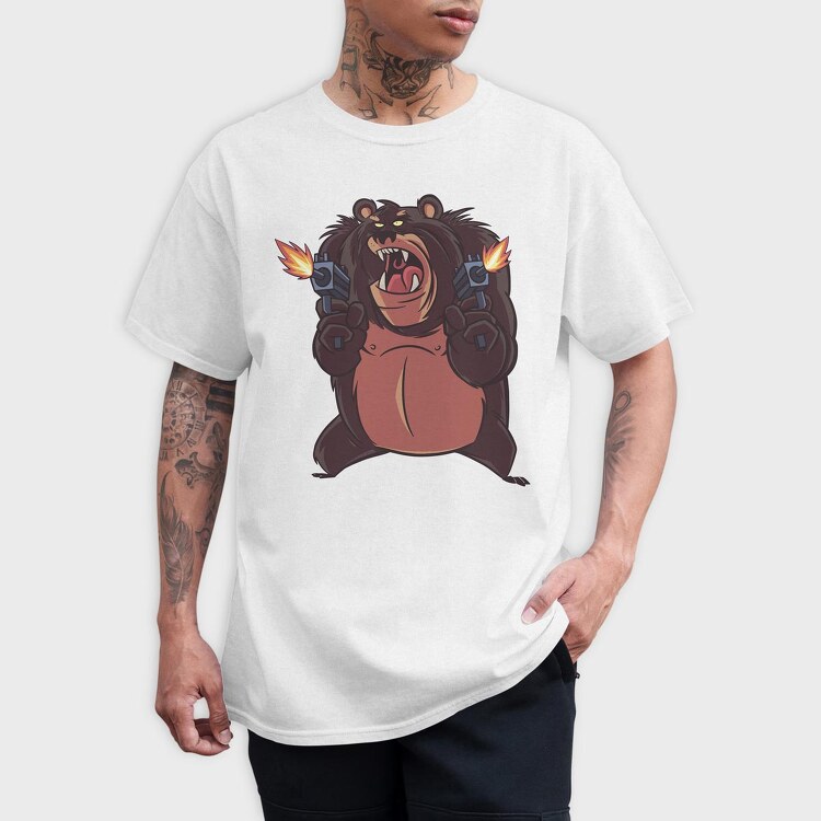 Bear Chuck, Tricou Barbati (Unisex)