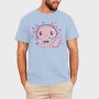 Cute Axolotl Playing Videogames Gaming, Tricou Barbati (Unisex)
