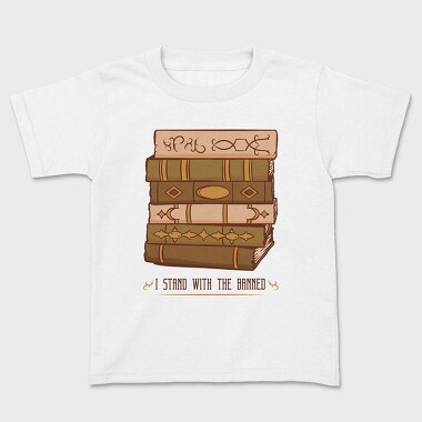 Retro Book Tower, Tricou Copii