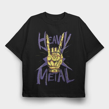 Heavy Metal, Tricou Oversize Barbati (Unisex)