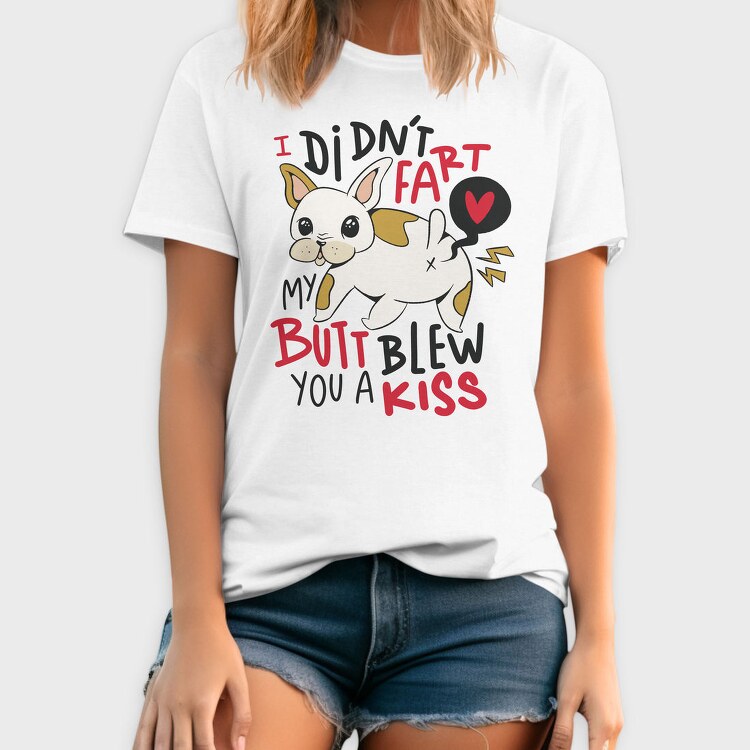 Funny Fart French Bulldog, Tricou Barbati (Unisex)