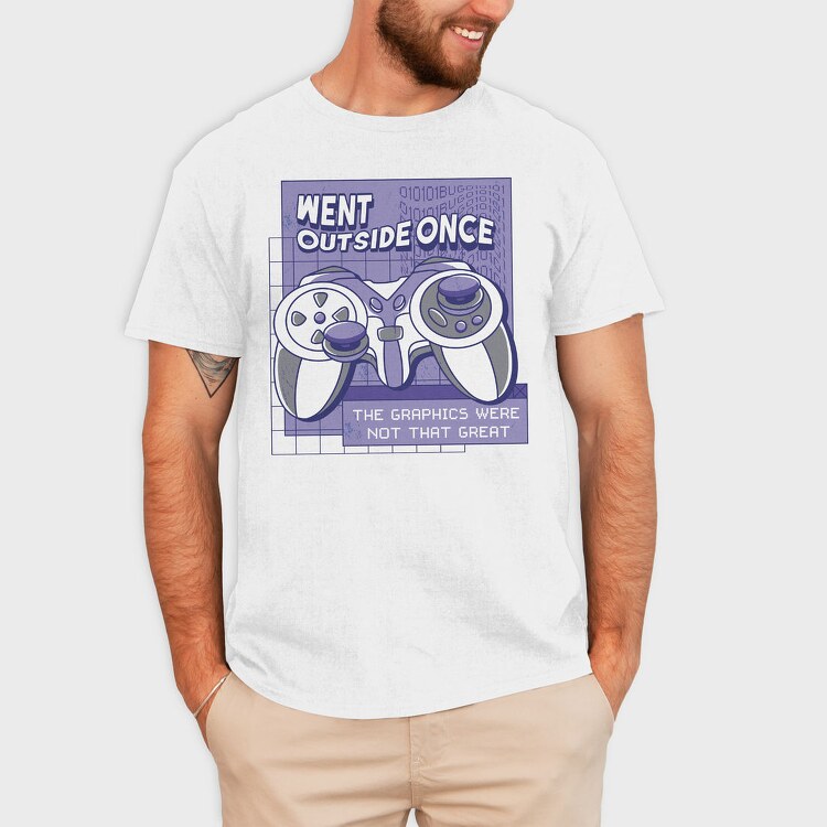 Funny Gamer Quote Bad Graphics, Tricou Barbati (Unisex)