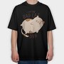 I Am The Bad Cat, Tricou Oversize Barbati (Unisex)