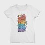 Pride Stack of Cats, Tricou Femei