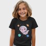 Cute Axolotl Space, Tricou Copii