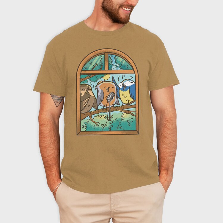 Singing Birdss, Tricou Barbati (Unisex)