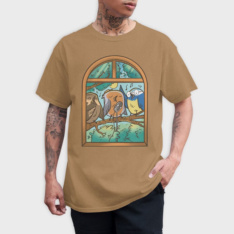 Singing Birdss, Tricou Barbati (Unisex)