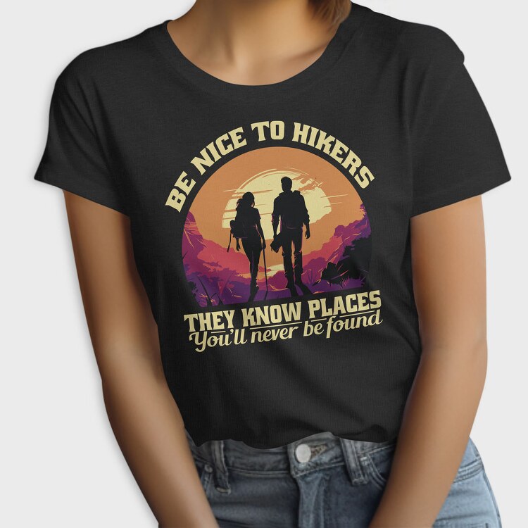 Funny Hiker Quote Hiking, Tricou Femei