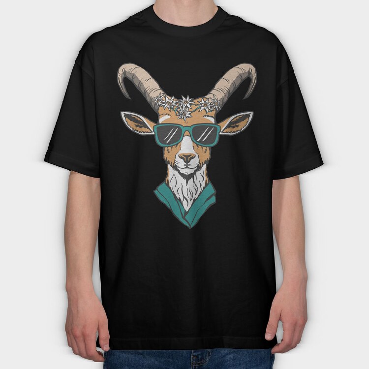 Ibex Oktoberfest Edelweiss Flower, Tricou Oversize Barbati (Unisex)