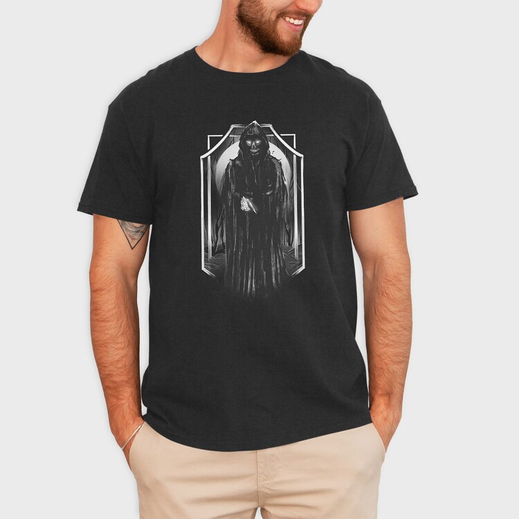 Death Monochrome, Tricou Barbati (Unisex)