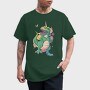 T Rex With Magic Wand Dino Fairy, Tricou Barbati (Unisex)
