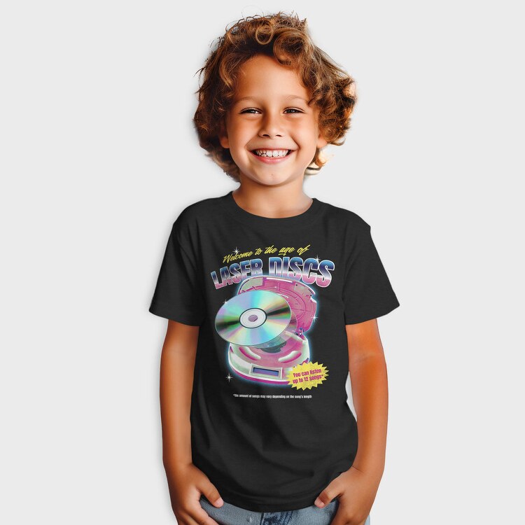90s Laser Discs Age Of, Tricou Copii