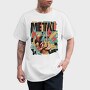 Metal Musician Abstract Music 05, Tricou Barbati (Unisex)