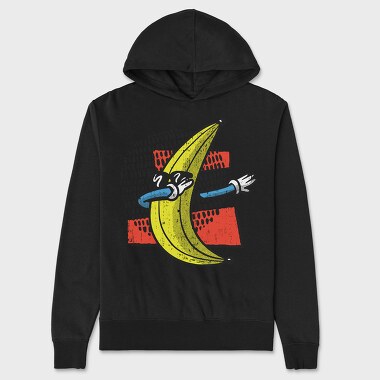 Banana Dabbing, Hanorac Oversize Barbati (Unisex)