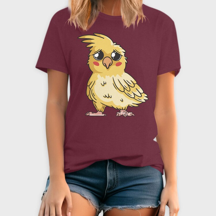 Sad Cockatiel, Tricou Barbati (Unisex)