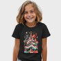 Abstract Christmas Tree Festivity, Tricou Copii