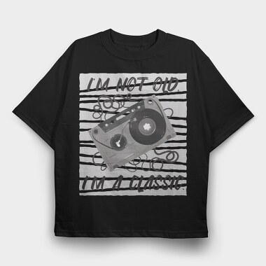 Im A Classic Cassette, Tricou Oversize Barbati (Unisex)
