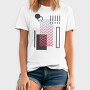 Abstract Waves Geometric, Tricou Barbati (Unisex)