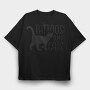 Tattoos And Cats, Tricou Oversize Barbati (Unisex)