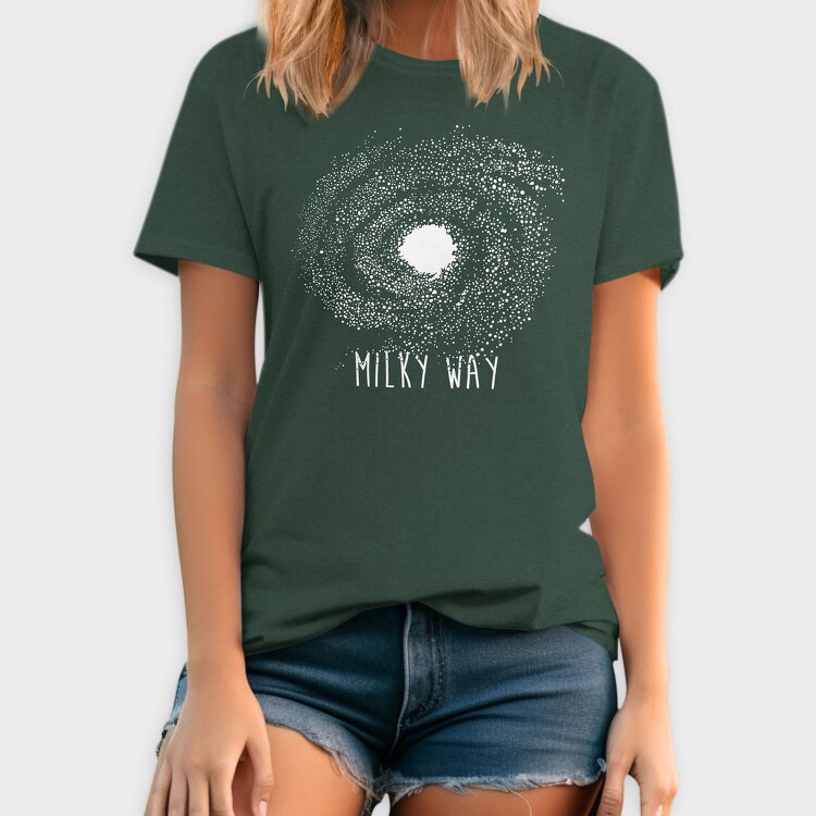 Milky Way Quote, Tricou Barbati (Unisex)