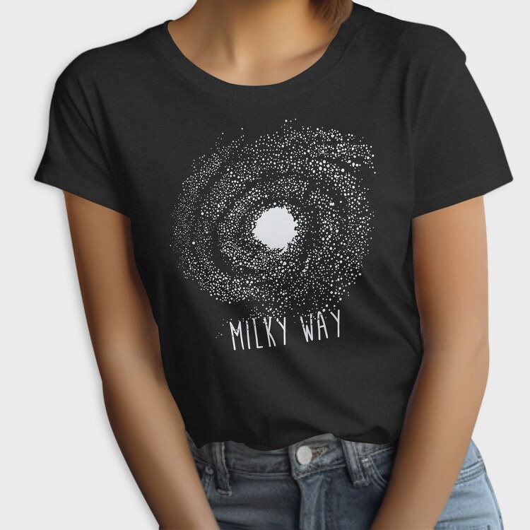 Milky Way Quote, Tricou Femei