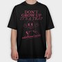 Adulthood Trap Adulthood Sucks Nc, Tricou Oversize Barbati (Unisex)