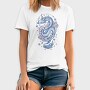 Floral Asian Dragon, Tricou Barbati (Unisex)