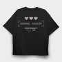 Minimalist Gamer Retro 05, Tricou Oversize Barbati (Unisex)