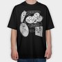 Technology Storage Cloud Usb Joke, Tricou Oversize Barbati (Unisex)