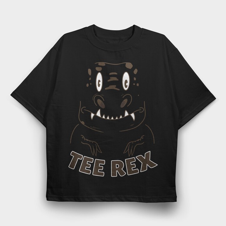 Tee Rex Cute T Rex, Tricou Oversize Barbati (Unisex)