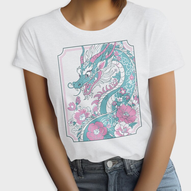 Floral Dragon Peranaken, Tricou Femei