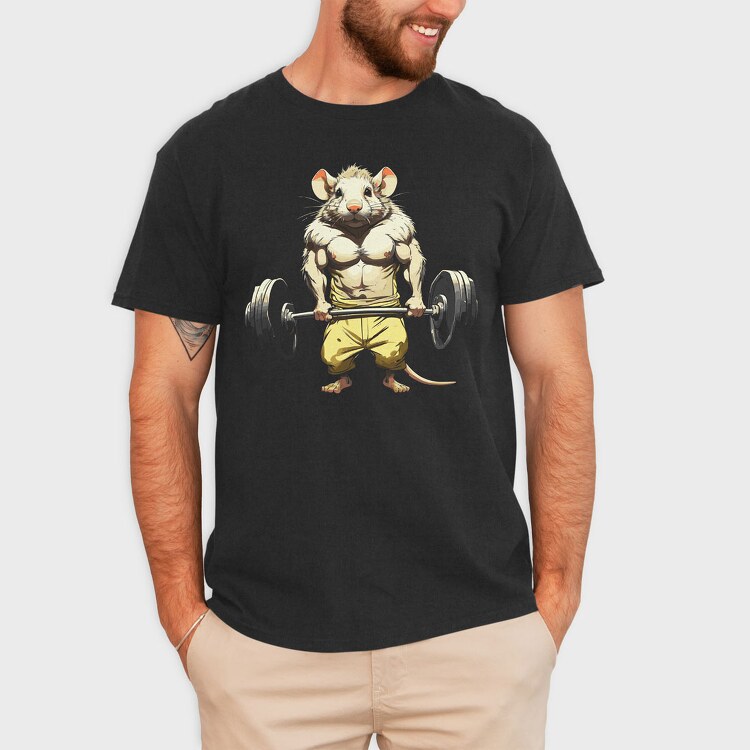 Rat Dead Lift, Tricou Barbati (Unisex)