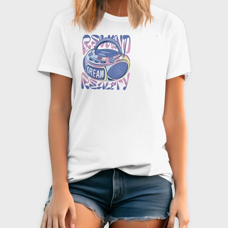 Y3K Rewind Dream Reality, Tricou Barbati (Unisex)