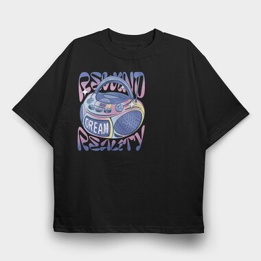 Y3K Rewind Dream Reality, Tricou Oversize Barbati (Unisex)