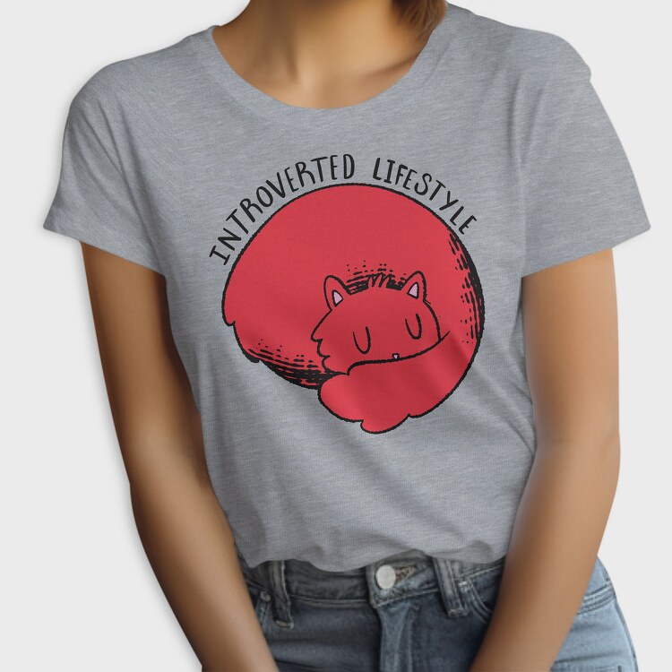 Introverted Cat, Tricou Femei