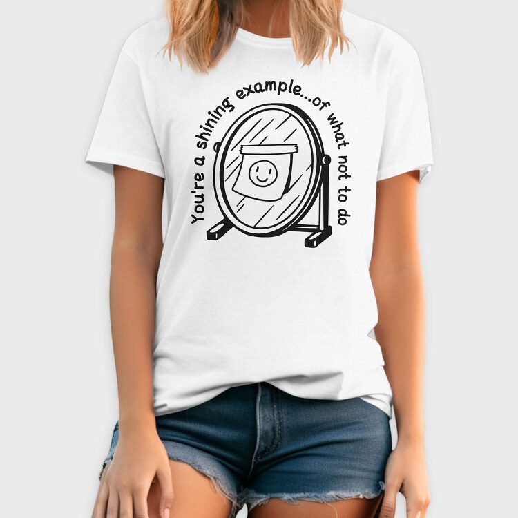 Ironic Mirror, Tricou Barbati (Unisex)