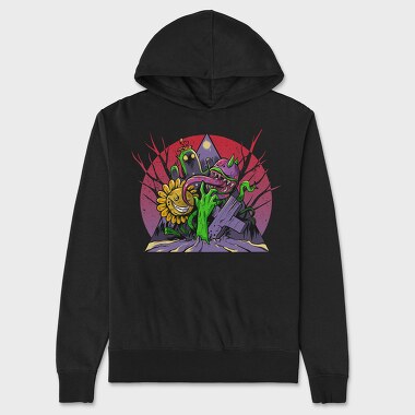 PlantsVSZombies Illustration, Hanorac Oversize Barbati (Unisex)