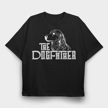 The Dogfather, Tricou Oversize Barbati (Unisex)