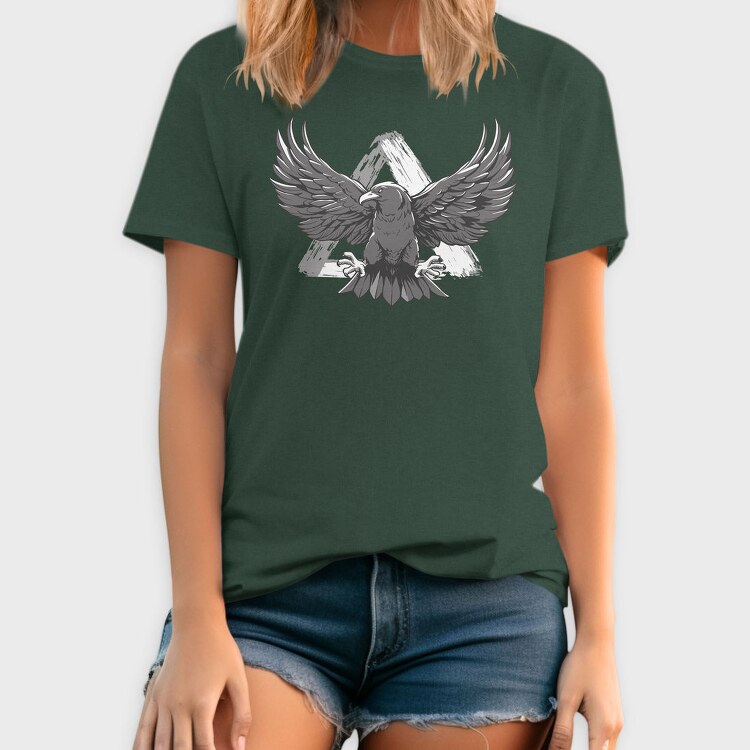 Monochrome Eagle Bird Flight, Tricou Barbati (Unisex)