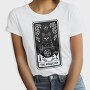 The Magician Tarot Card Cat, Tricou Femei