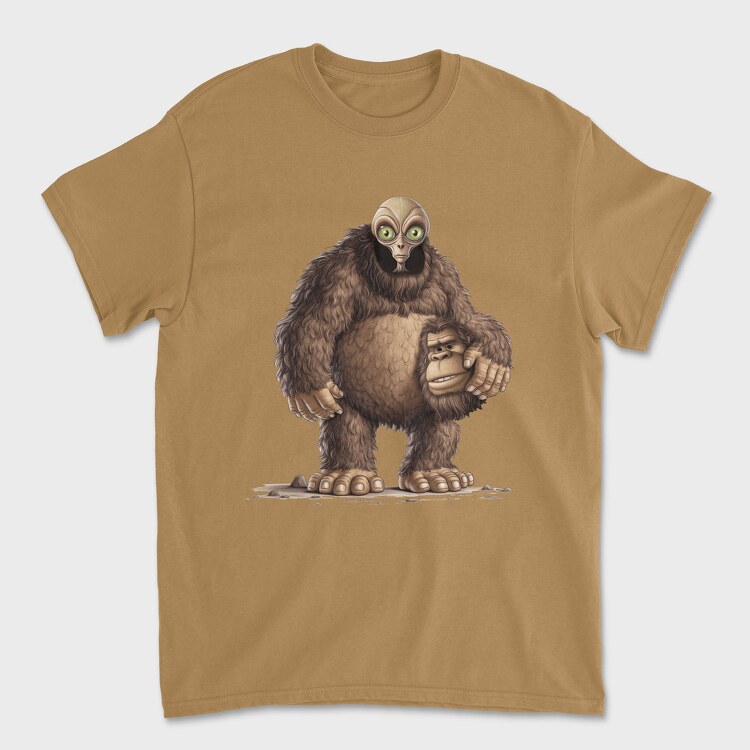 Tricou Barbati (Unisex), Alien Bigfoot Costume