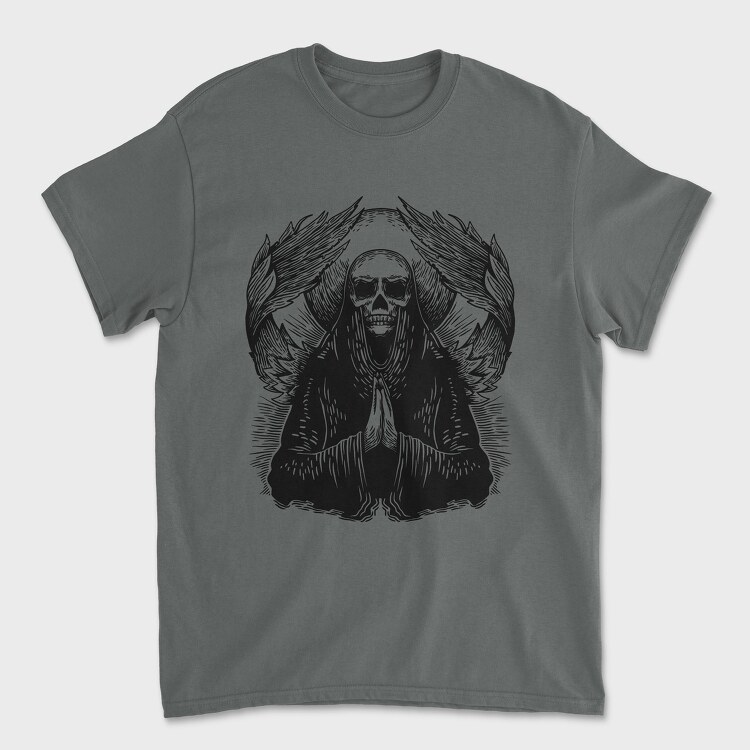 Tricou Barbati (Unisex), Angel Skull