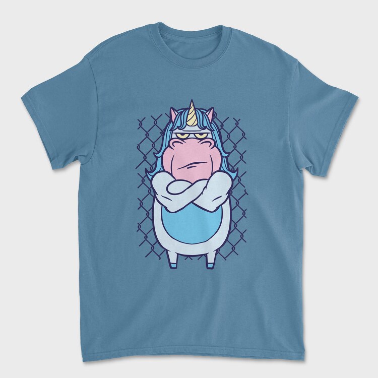 Angry Unicorn, Tricou Barbati (Unisex)