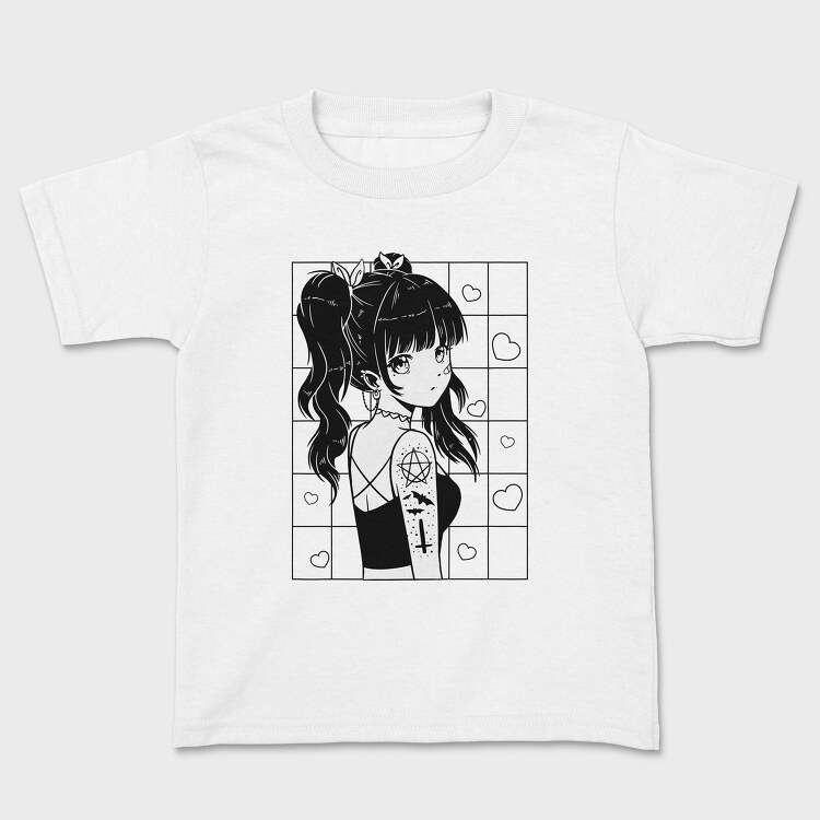 Tricou Copii, Anime Dark Cute