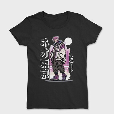 Anime Pink Hair Character, Tricou Femei